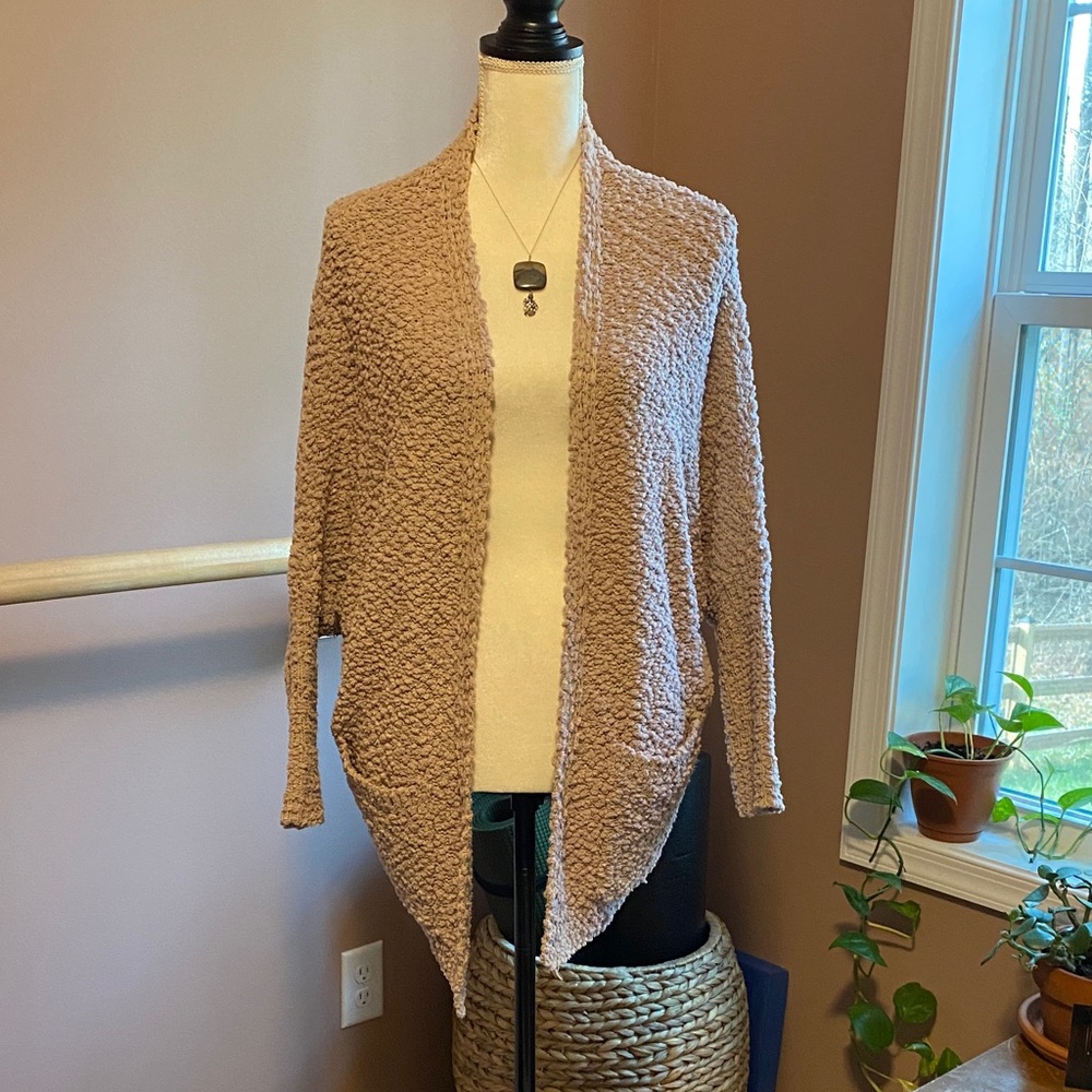Mauve cozy cardigan S/M